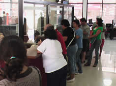 Cajas en la Intendencia Municipal de Rocha